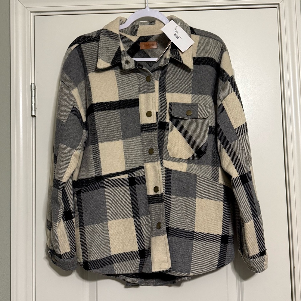 UMGEE Plaid Shacket